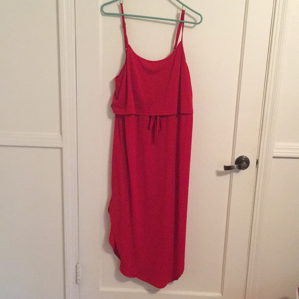 Red dress